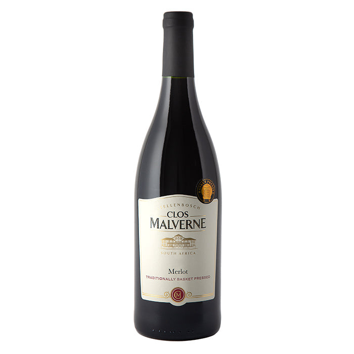 Clos Malverne Merlot, Traditionally Basket Pressed, Stellenbosch 2020