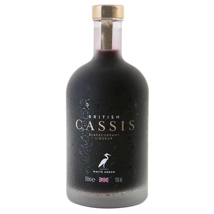 British Cassis, Blackcurrant Liqueur, White Heron, 15% vol - 50cl