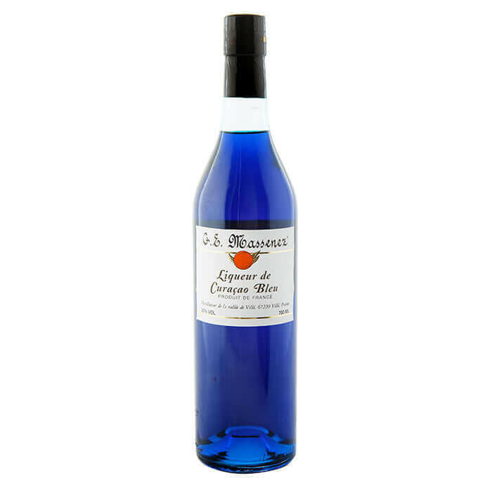 Liqueur de Curaçao Bleu, Massenez, 25% vol