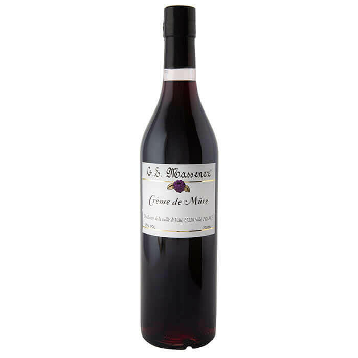 Crème de Mûre, Massenez, 20% vol