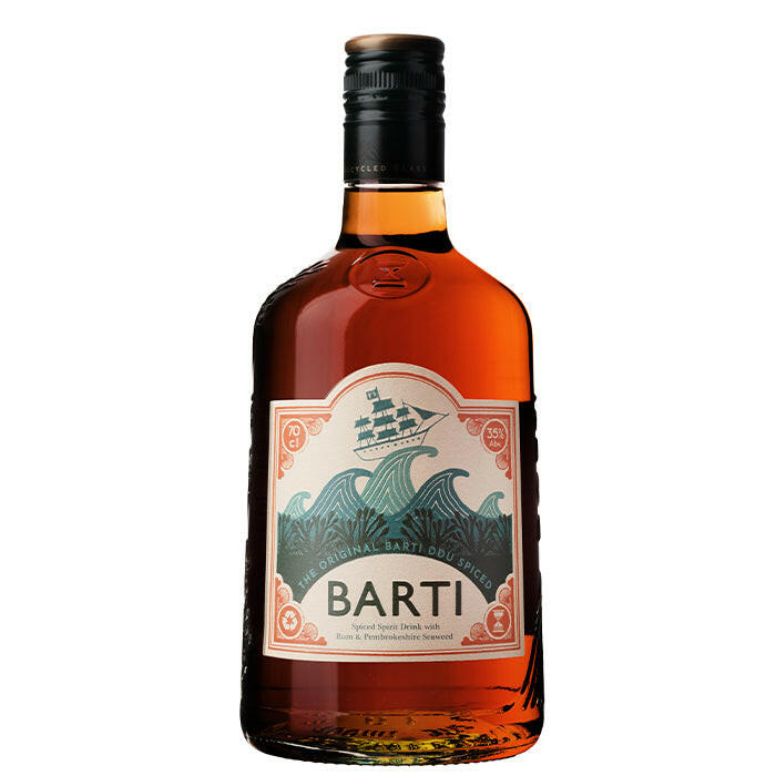 Barti Spiced, Pembrokeshire Seaweed Spirit with Rum, 35% vol