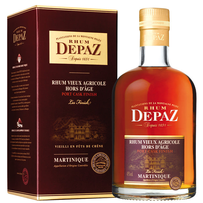 Rhum Depaz Hors d'Age Port Cask Finish, Rhum Vieux Agricole, Martinique