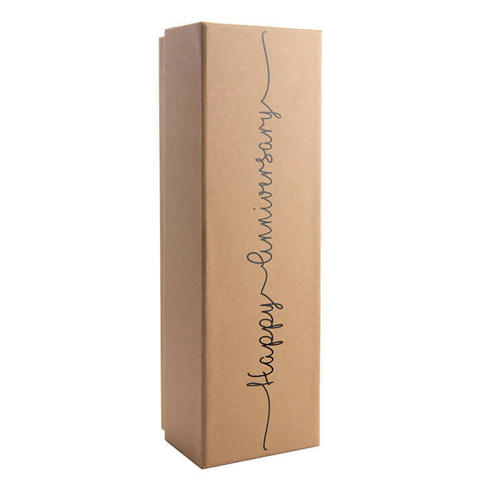 Tanners 1 bottle Premium Gift Box, Message Happy Anniversary, Natural Brown