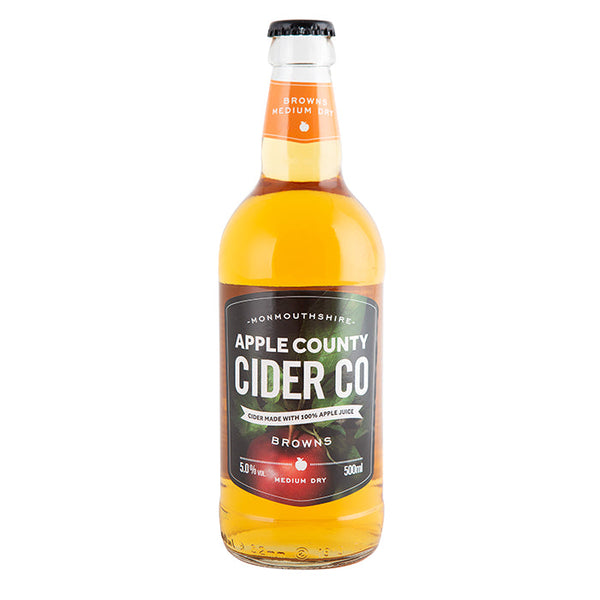 Apple County Cider Co Browns Medium Dry - 500ml NRB