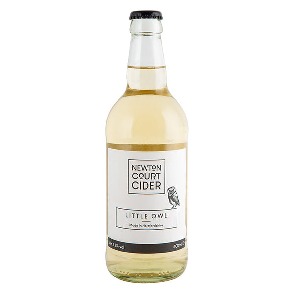 Newton Court Little Owl Medium Sweet Cider - 500ml NRB