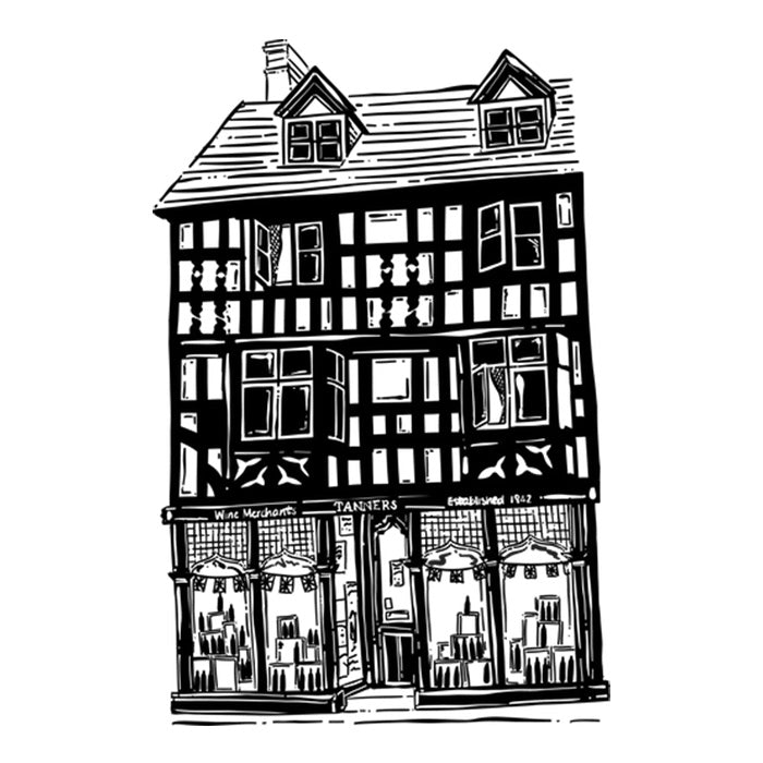 Sketch of Tanners Bridgnorth Building