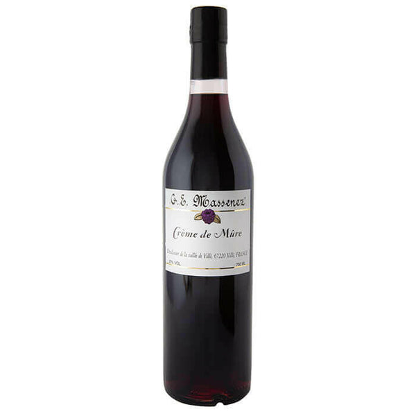 Crème de Mûre, Massenez, 20% vol | Tanners Wines Ltd