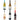Six wine bottles arranged in a 2x3 grid on a plain white background, including Albaiçe White, Laougui Vermout, Vanniers Prosecco Rosé, Pérignon Blanc, Central Ant-Mowlish, and Pérignon Red.
