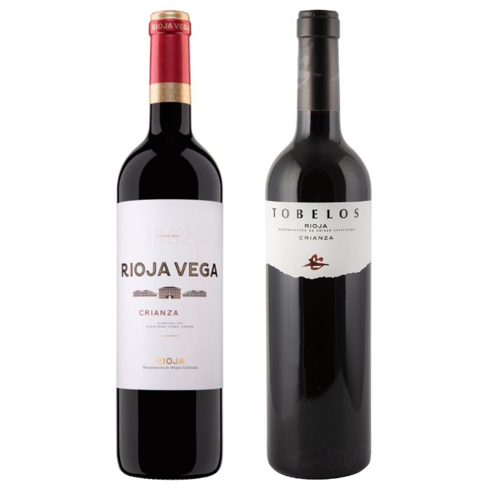 Vega Crianza, Rioja & Tobelos Crianza, Rioja - Rioja Wine Gift Set